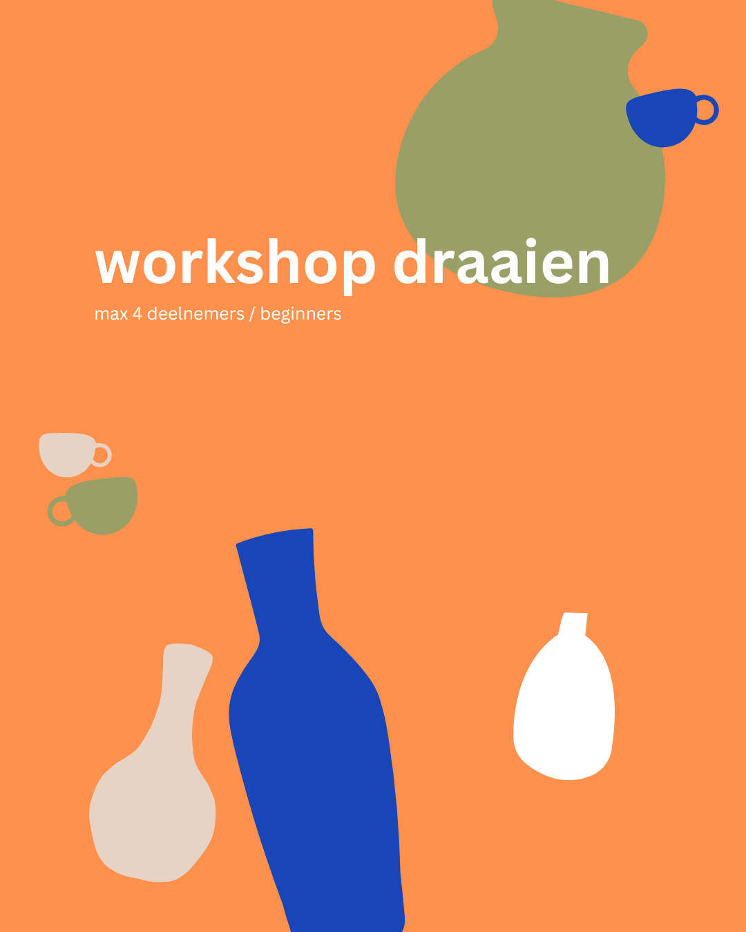 Workshop draaien op de draaischijf / zaterdag 1 november 2025 / 10:00 - 12:30