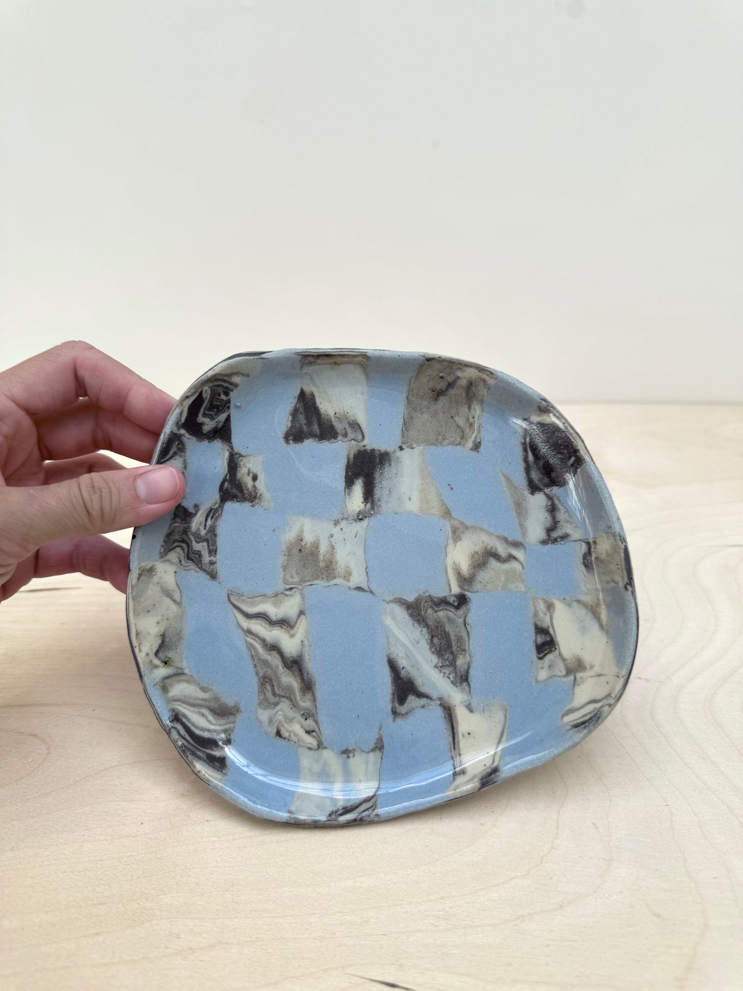 small plate checkered no.2