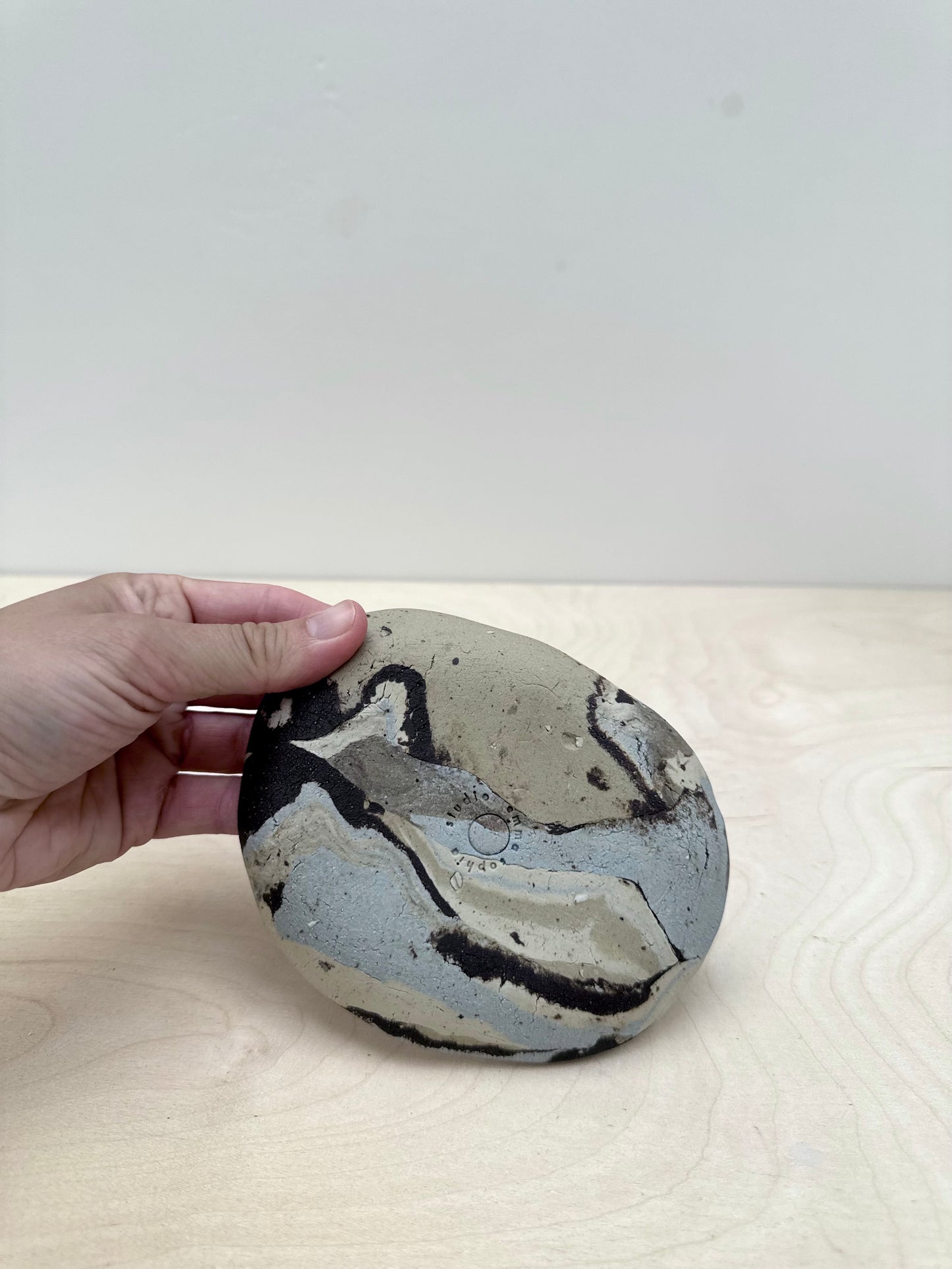 marbled side plate no.4