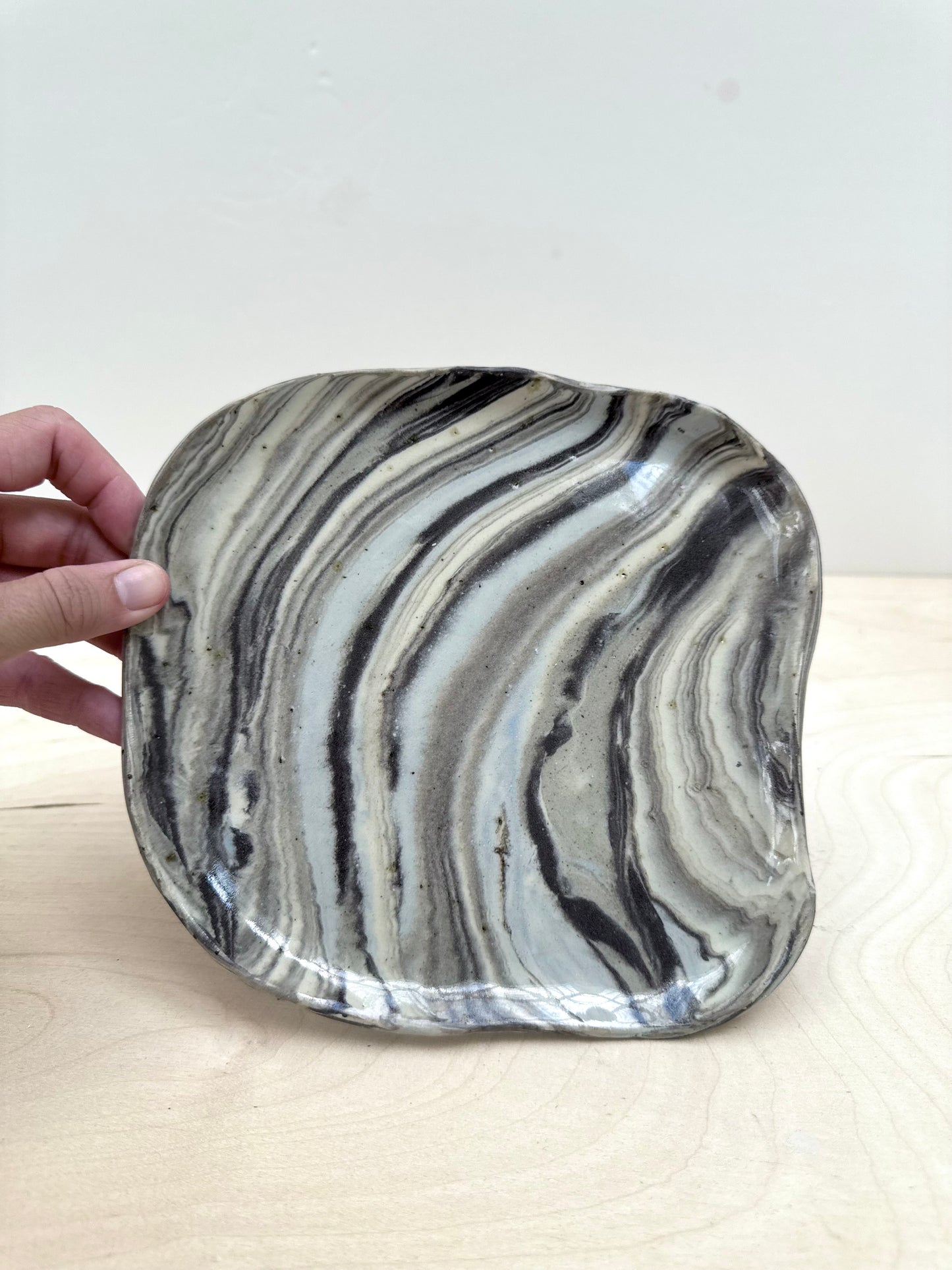 marbled snack plate no.3