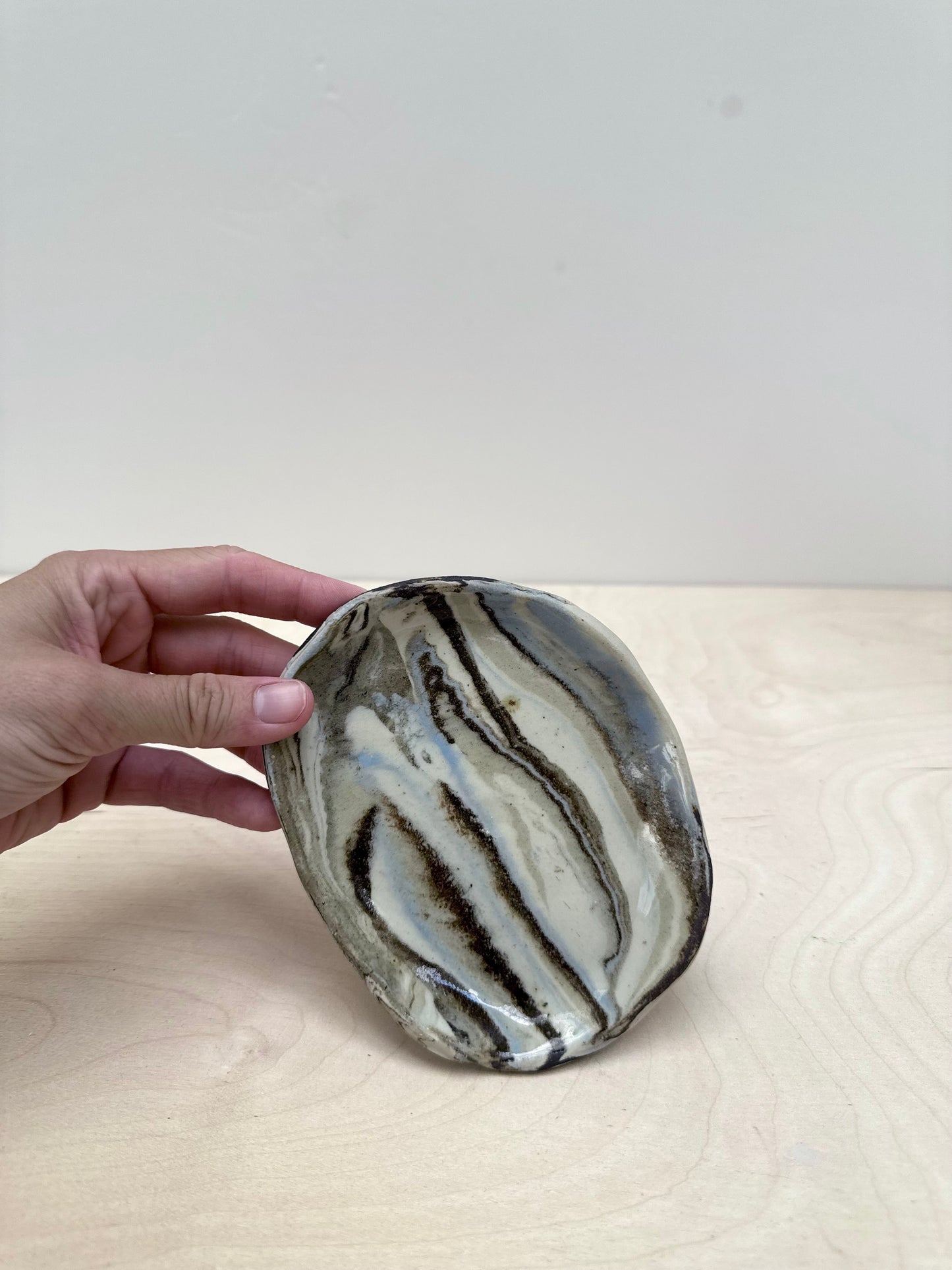 marbled side plate no.4
