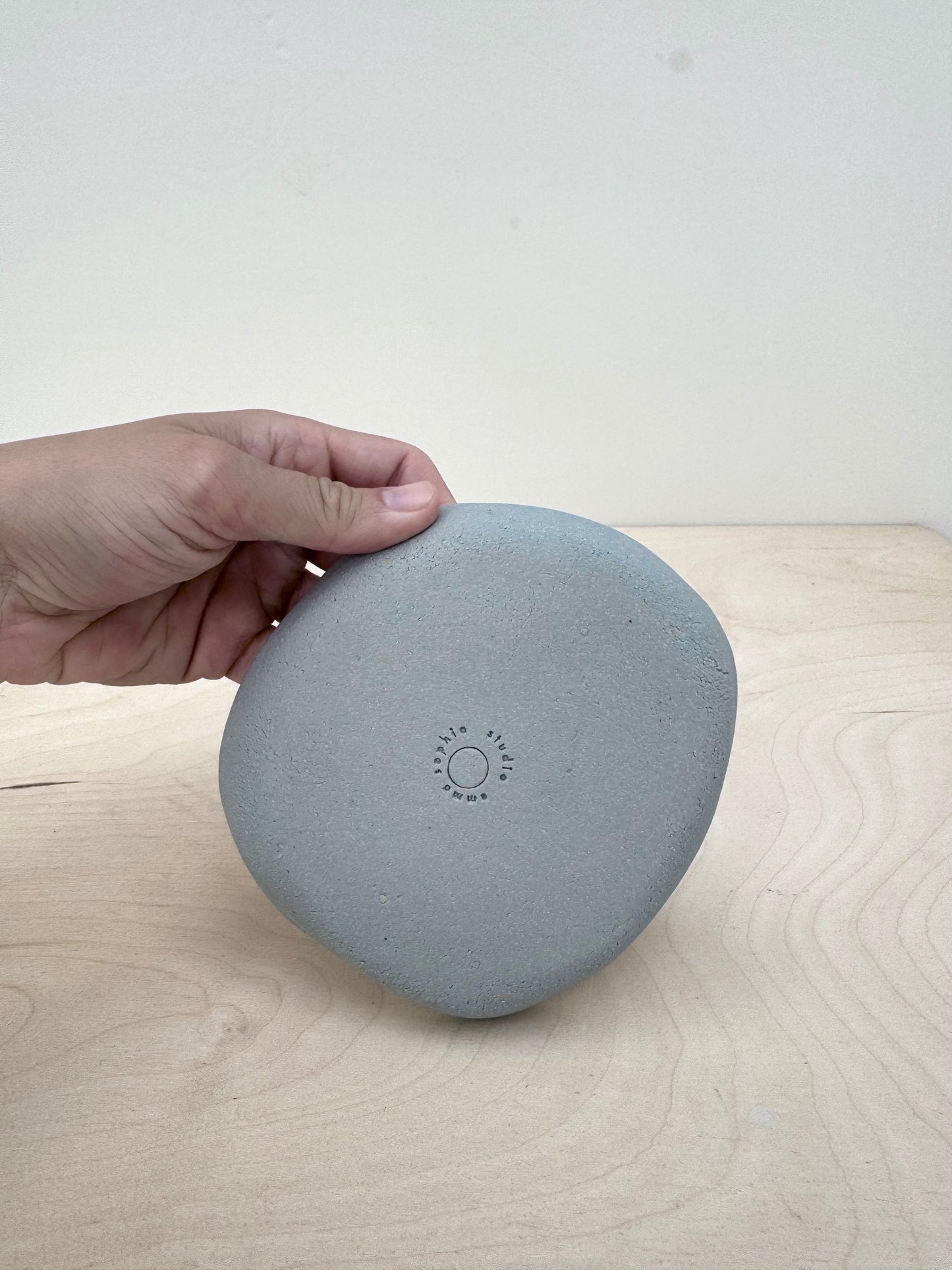 small plate in blue no.2