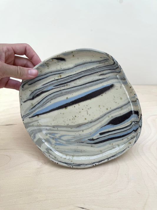 marbled snack plate no.2