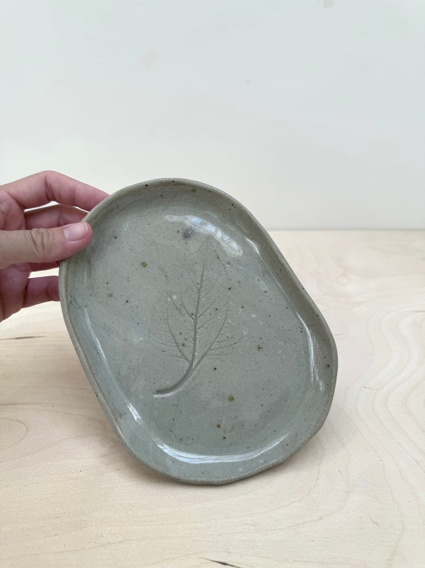 leaf imprint side plate no.3