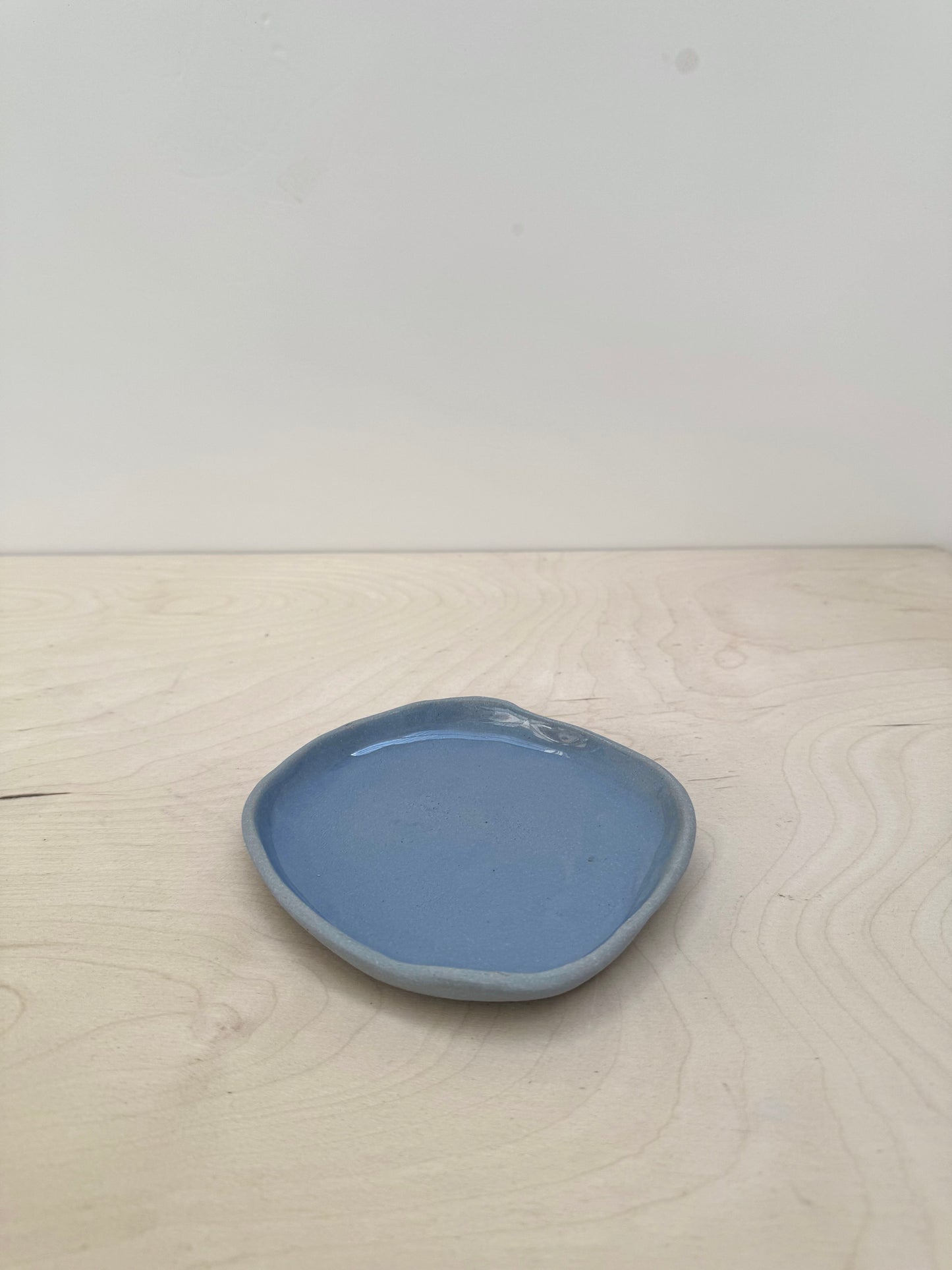 small plate in blue no.2