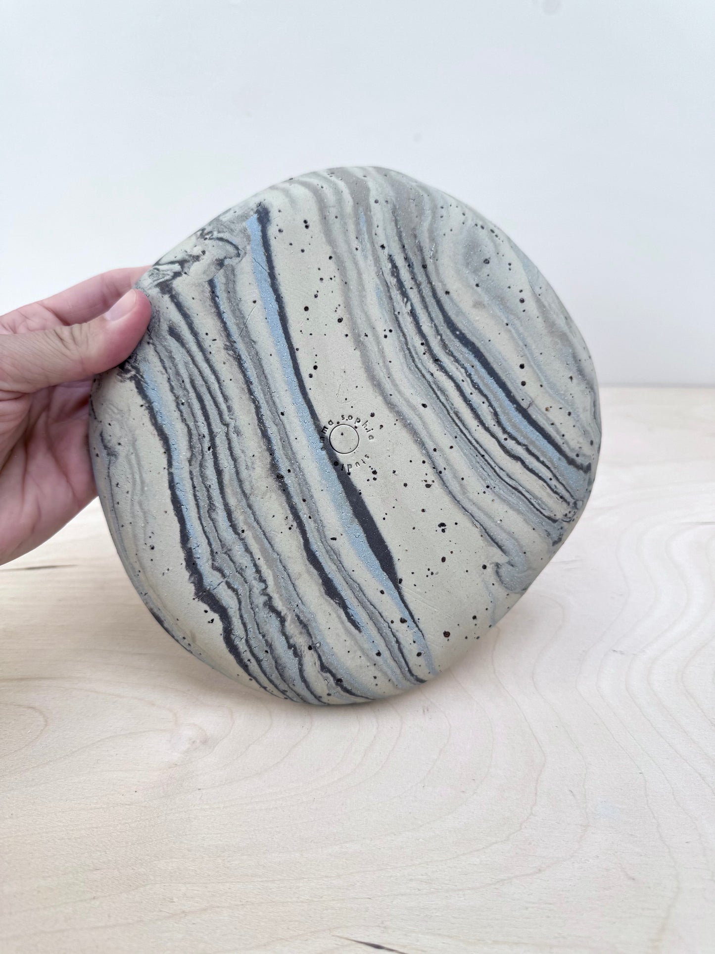 marbled snack plate no.1