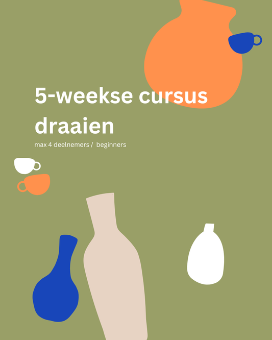 Cursus draaien / 5 weken / woensdagavond in februari & maart 2026 [start 25 februari]